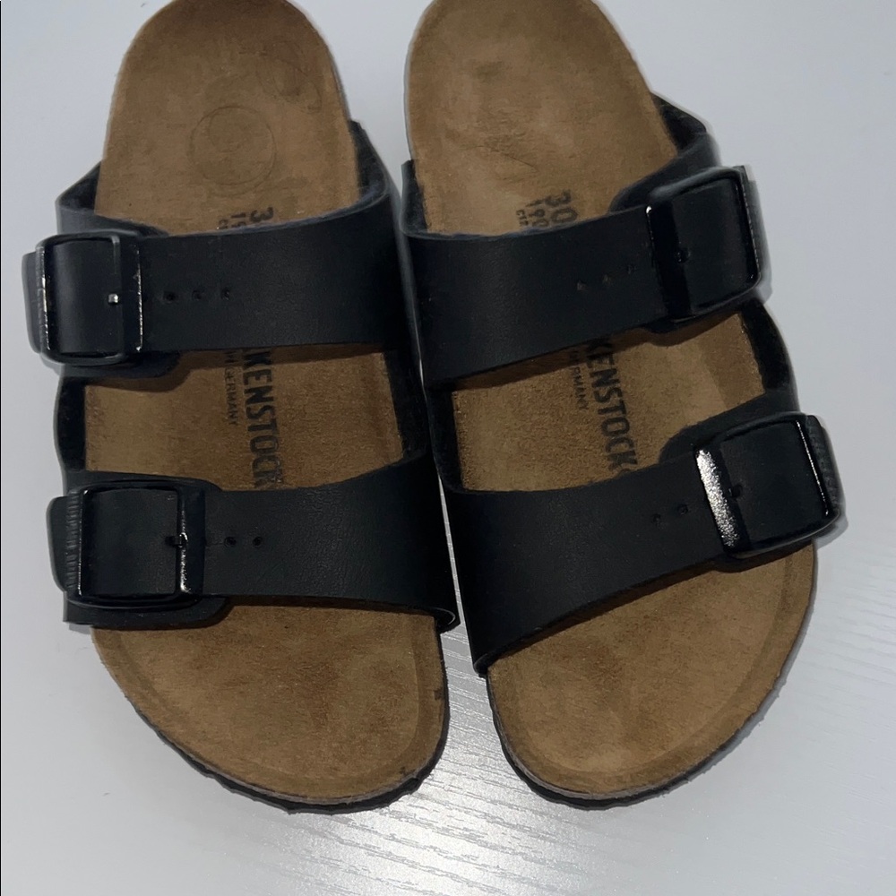 Birkenstock Kids Black and Tan Sandals - Picture 3 of 3